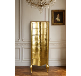 MODERN BAROQUE CONCAVE ETAGERE