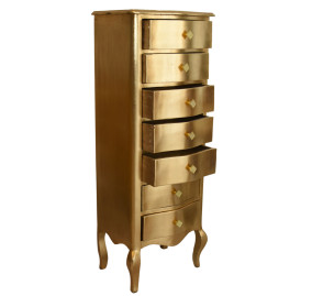 MODERN BAROQUE CONCAVE ETAGERE
