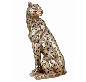 GOLDEN NUGGET LEOPARD STATUE GOLDEN NUGGET LEOPARD STATUE