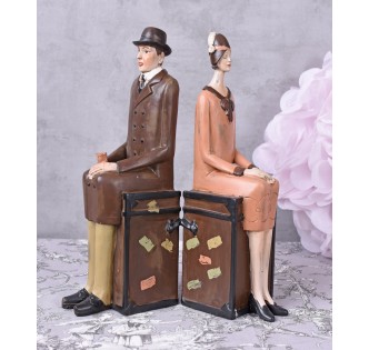 ORIENT EXPRESS BOOKENDS COUPLE