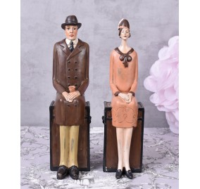 ORIENT EXPRESS BOOKENDS COUPLE