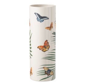 DOLOMITE BUTTERFLIES PAINTED VASE LARGE