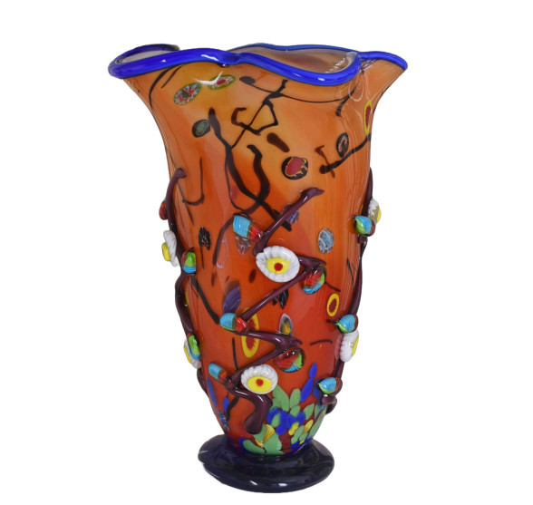 MILLEFIORI CLEMENTINE FLOWER VASE