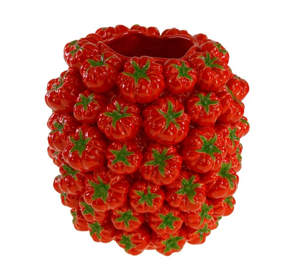 LAGO DI GARDA RED TOMATOES VASE