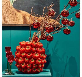 LAGO DI GARDA RED TOMATOES VASE