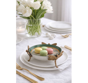 VIENNA SECESSION DRAGONFLY PLATE