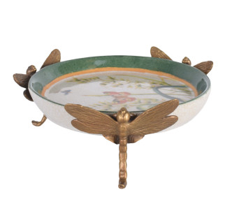 VIENNA SECESSION DRAGONFLY PLATE VIENNA SECESSION DRAGONFLY PLATE