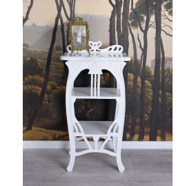 MAHOGANY CELTIC HARP PETITE TABLE