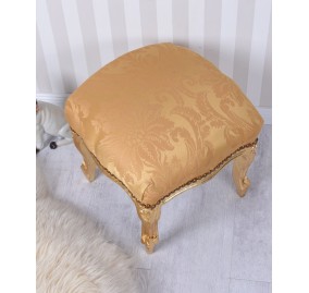 MODERN BAROQUE FOOTSTOOL POUF