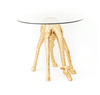 JUNGLE FEVER CURIOUS GIRAFFE SIDE TABLE JUNGLE FEVER CURIOUS GIRAFFE SIDE TABLE