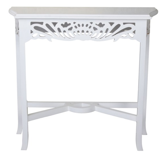 SECESSION CREST MAHOGANY TABLE WHITE