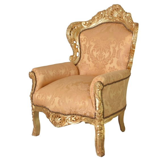 MODERN BAROQUE THRONE ARMCHAIR