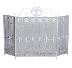 FLEUR DE LIS FIREPLACE PROTECTION