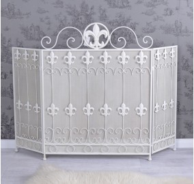 FLEUR DE LIS FIREPLACE PROTECTION