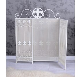 FLEUR DE LIS FIREPLACE PROTECTION