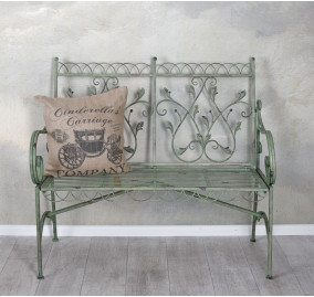 VIEUX JARDIN PROVENCAL IRON BENCH