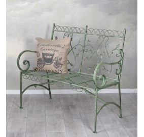 VIEUX JARDIN PROVENCAL IRON BENCH