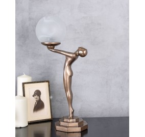 GLOBES OF METROPOLIS FEMALE LAMP