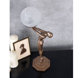 GLOBES OF METROPOLIS FEMALE LAMP