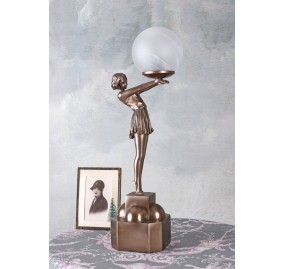 GLOBES OF METROPOLIS FEMALE LAMP