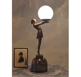 GLOBES OF METROPOLIS FEMALE LAMP