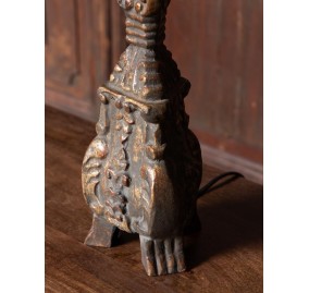 LORD CHANCELLOR HAND CARVED LAMP