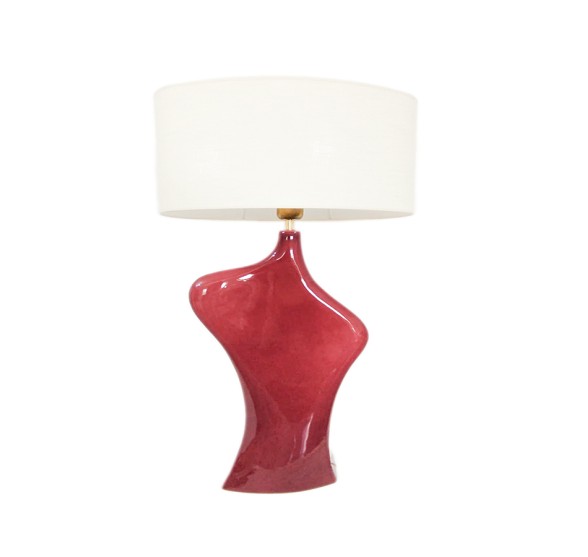 DANCING QUEEN SILHOUETTE LAMP BURGUNDY XXL