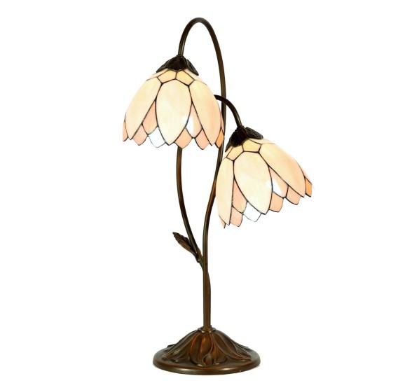 JASMINE BLOSSOM DOUBLE TIFFANY LAMP