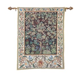 THE TREE OF LIFE TAPESTRY AMBER