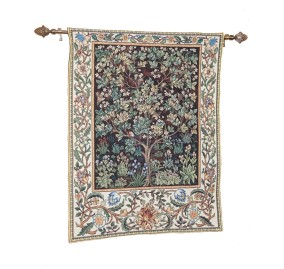 THE TREE OF LIFE TAPESTRY AMBER