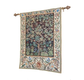 THE TREE OF LIFE TAPESTRY AMBER