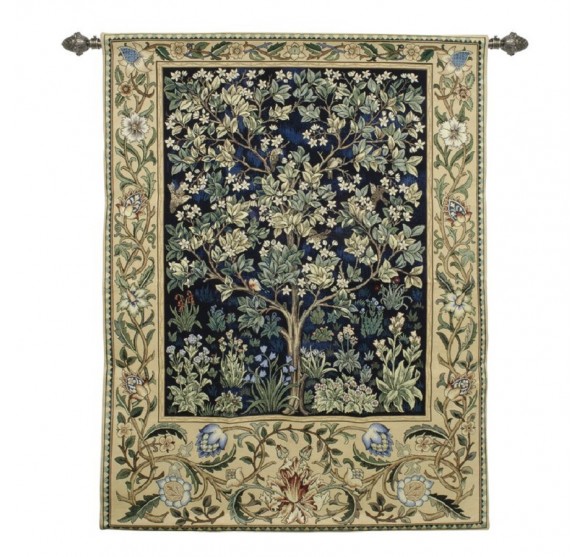 THE TREE OF LIFE TAPESTRY SAPPHIRE