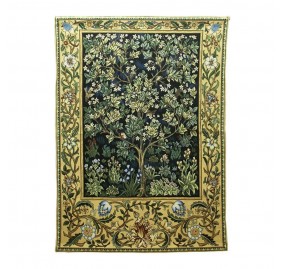 THE TREE OF LIFE TAPESTRY EMERALD